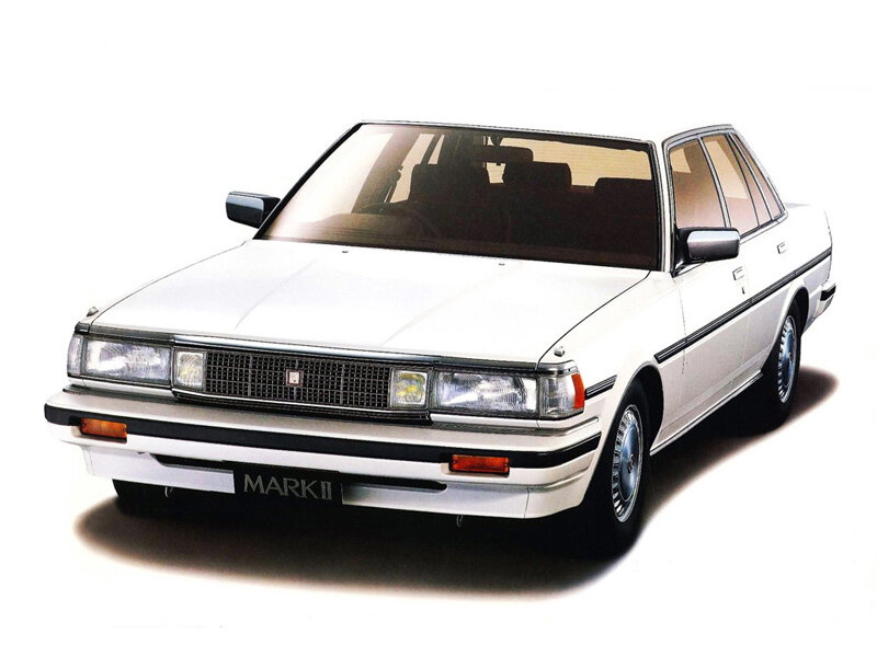Toyota Mark II (GX71, SX70, LX70) 5 поколение, рестайлинг, седан (08.1986 - 07.1988)